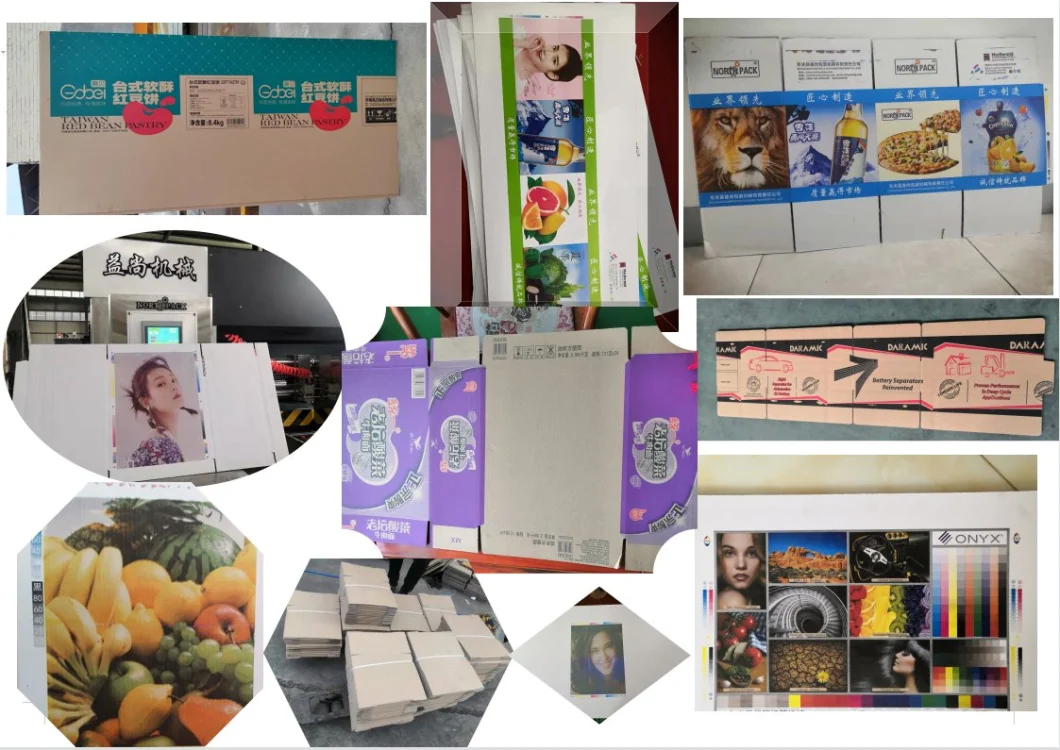 Online1224 Flexo Ink Printing Slotting Die Cutting Folder Gluing Auto Bundling Case Carton Maker Machine